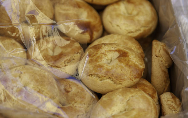 istock Artisanal breads in a market 1432699368