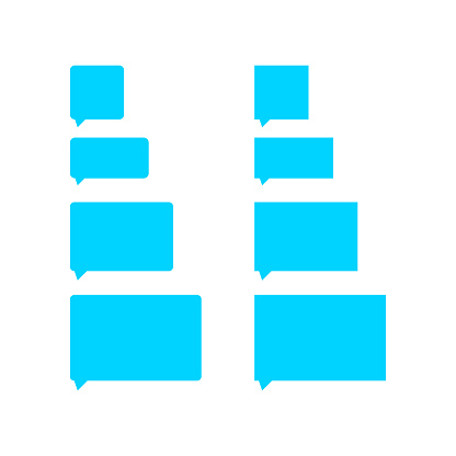 Sendmessage Interface Smartphone Message Interface Blue Background Simple Design Send Message ...