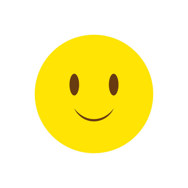 istock Happy yellow smiley face. Smile icon. Round shape. Vector illustration. Stock image. 1432702254