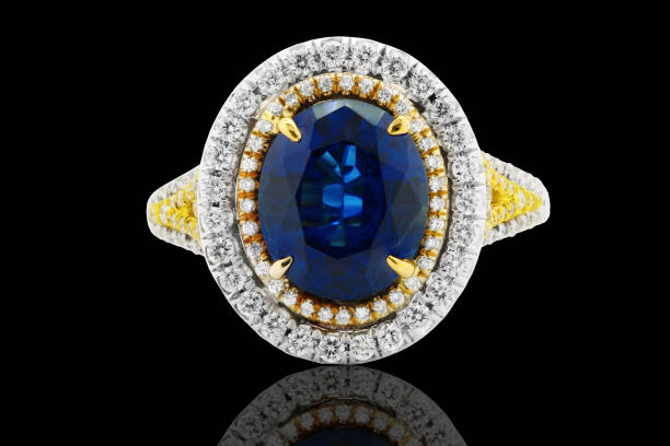 istock sapphire engagement ring, jewelry with blue diamond and gemstones diamonds 1432703406