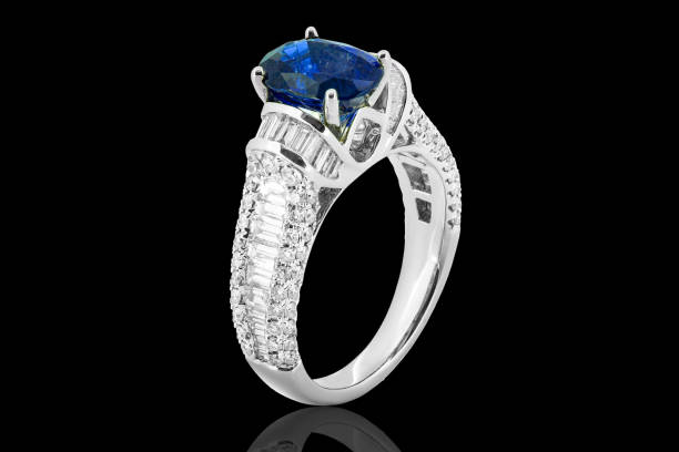 istock sapphire engagement ring, jewelry with blue diamond and gemstones diamonds 1432703458