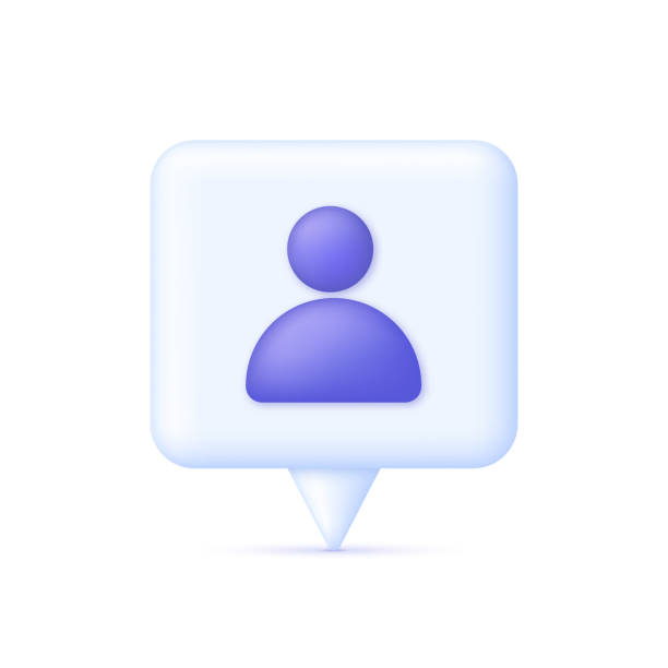 istock 3D People and Speech bubble illustration. Avatar, human, person, people icon. 1432703942