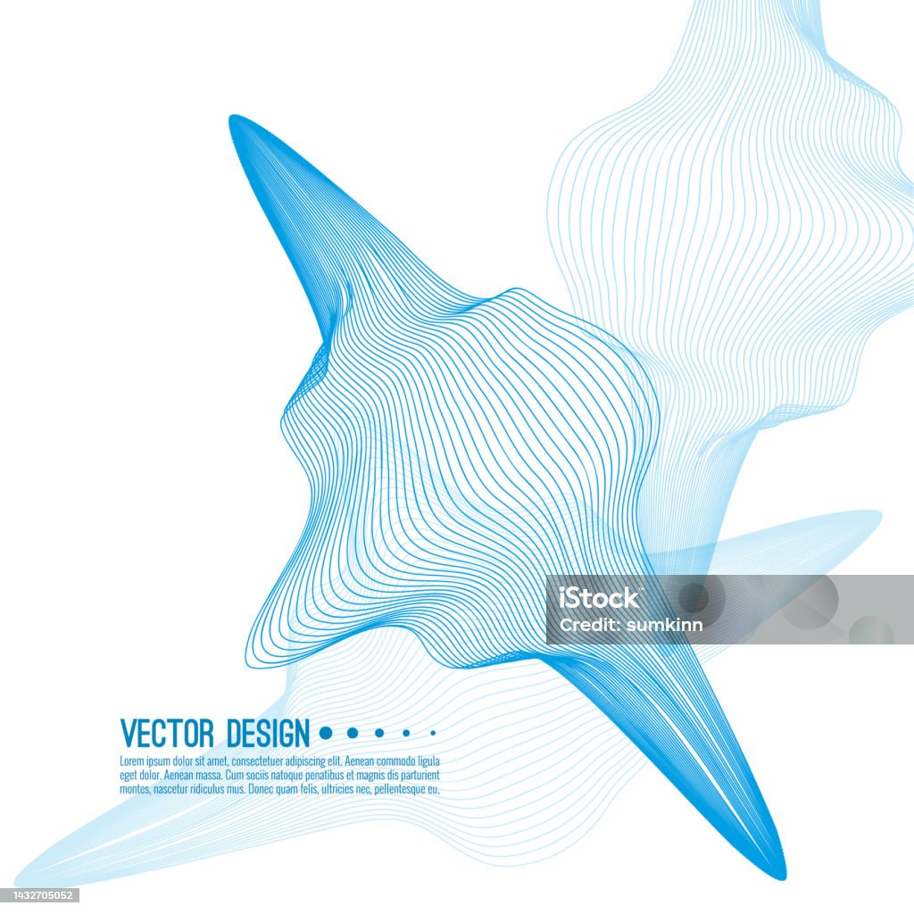 Distorted Wave Vector Wave Distorted Texture Stock Illustration - Download Image Now ...