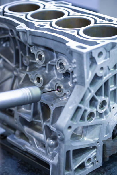istock CNC machine. Metalworking heavy industry. High-tech and high-speed metal processing. 1432705104