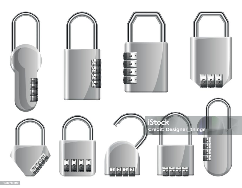 Code Padlocks Locks With Combination Password Code Different Type Of ...