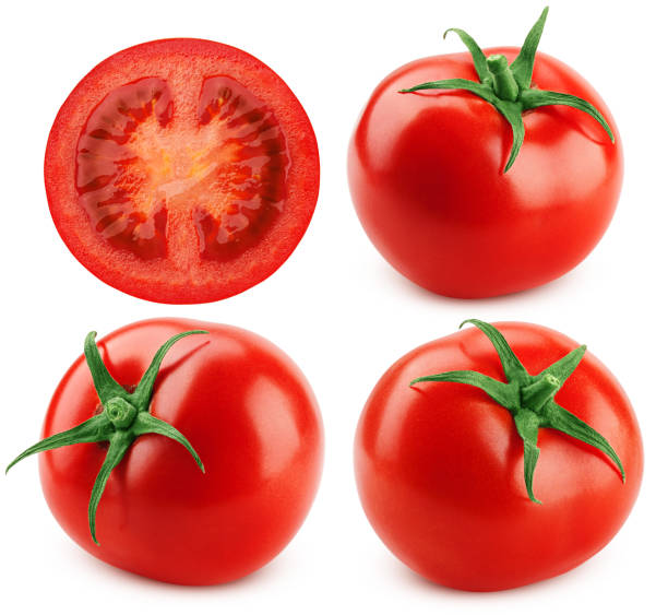 istock tomato isolated on white background, clipping path, full depth of field 1432705881