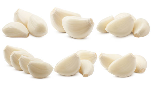 istock garlic, isolated on white background, clipping path, full depth of field 1432705924