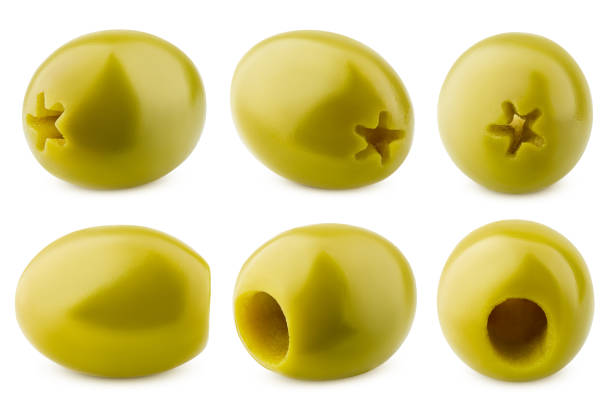 istock pitted olive isolated on white background, clipping path, full depth of field 1432705949
