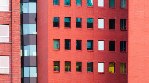 istock A lot of windows on a skyscraper building. Urban textures and backgrounds. Modern architecture and design. Building details. 1432706057