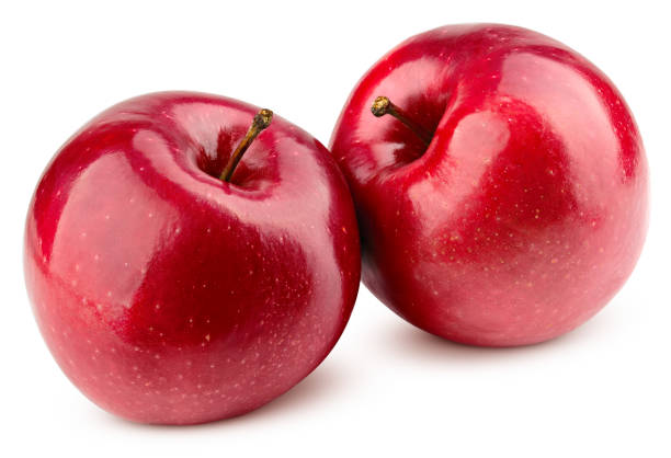 istock Red apple isolated on white background, clipping path, full depth of field 1432706125