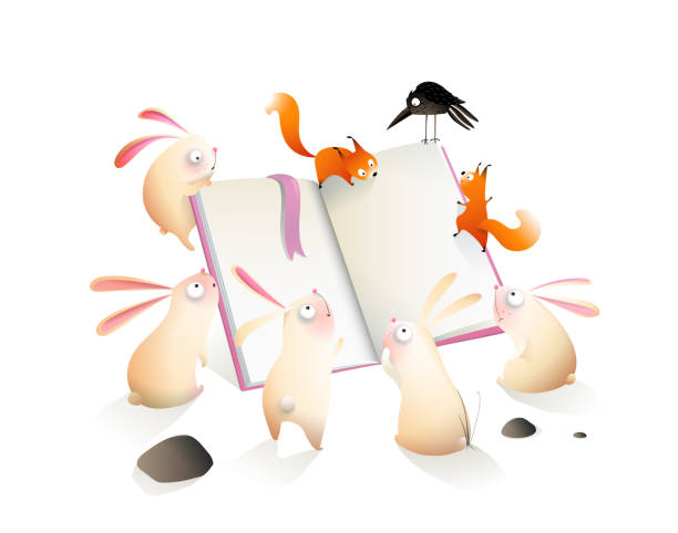Cute Animals Reading Story Book In Winter Forest Stock Illustration - Download Image Now - Crow - Bird, Cute, Picture Book - iStock Cute Animals Reading Story Book In Winter Forest Stock Illustration - Download Image Now - Crow - Bird, Cute, Picture Book - iStock