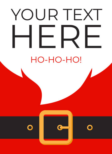 Christmas Postcard. Space for Copy. Your Text Here. Message Banner. Christmas Postcard. Space for Copy. Your Text Here. Message Banner - Stock Vector Illustration santa letter stock illustrations