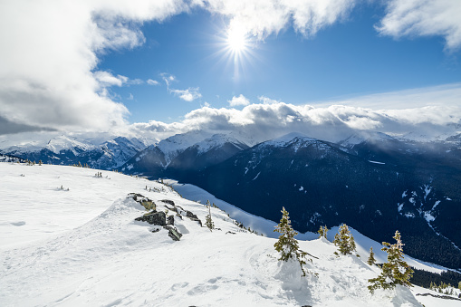 Whistler Blackcomb Ski Resort Nature Landscape Panorama