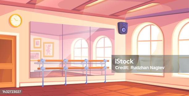 Ballet Studio Interior Stock Illustration - Download Image Now - Ballet ...