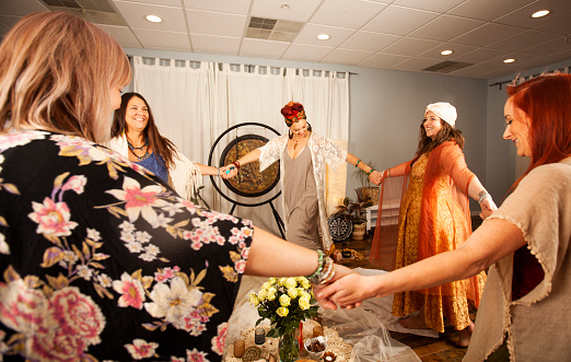 Cacao Ceremony Series: Women Holding Hands