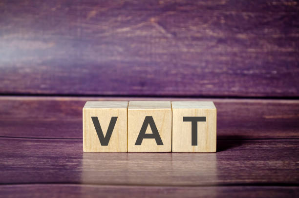 istock VAT text on wooden block with office tools on the wooden background 1432731910