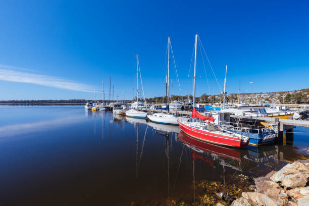 istock St Helens Waterfront in Tasmania Australia 1432732118