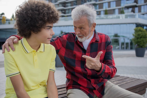 istock Grandfather and grandson 1432736158