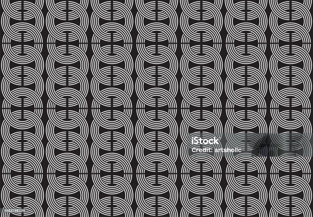 Cycle Pattern Stock Illustration - Download Image Now - Abstract, Art ...