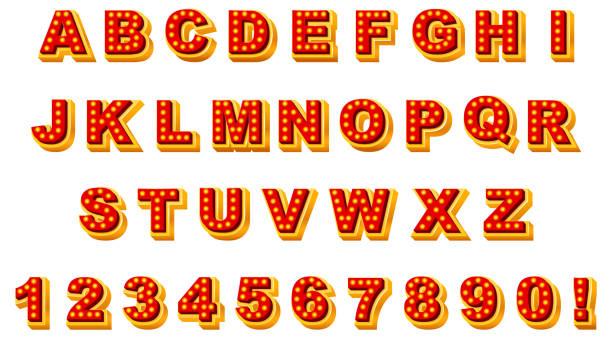 istock A set of English alphabet game show style 1432746470