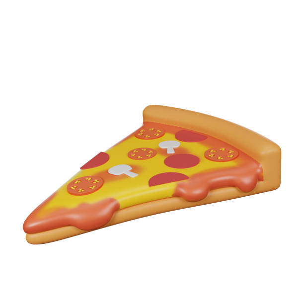istock 3d rendering of pizza junk food icon 1432749644
