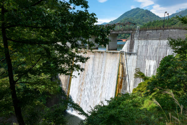istock A dam lake in the mountains, Lake Usui on a mountain pass. 1432759639