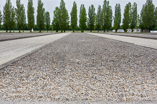 Dachau, Germany - July 4, 2011 : Dachau Concentration Camp Memorial Site.