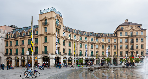 Munich, Germany - July 4, 2011 : Karlsplatz ( Stachus ) shopping mall