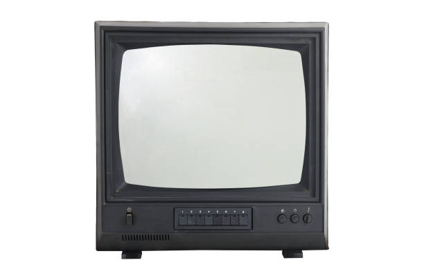 istock The old TV on the isolated.Retro technology concept. 1432762360