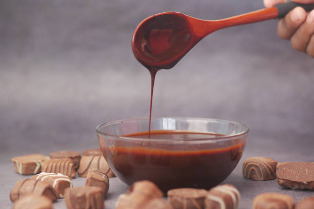 istock dark chocolate cream in a bowl on white 1432768562
