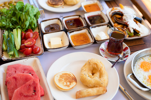 Turkish traditional breakfast