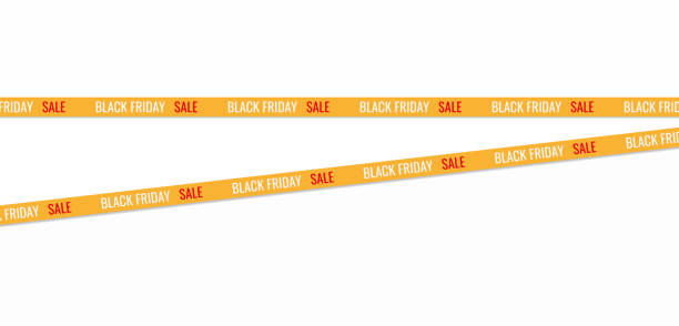 istock texts black friday and sale on yellow ribbon 1432773801