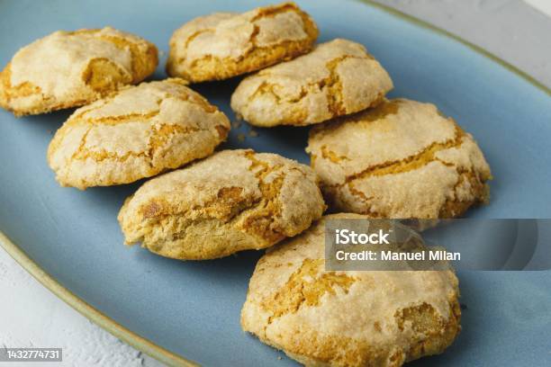 Perrunillas Are A Type Of Traditional Sweet Pastry Typical Of Salamanca Castileleon And Extremadura It Is Characterised By Its Dry And Rough Texture Stock Photo - Download Image Now