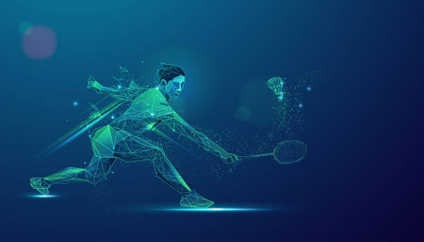 illustrations, cliparts, dessins animés et icônes de badmintonact - volant de badminton