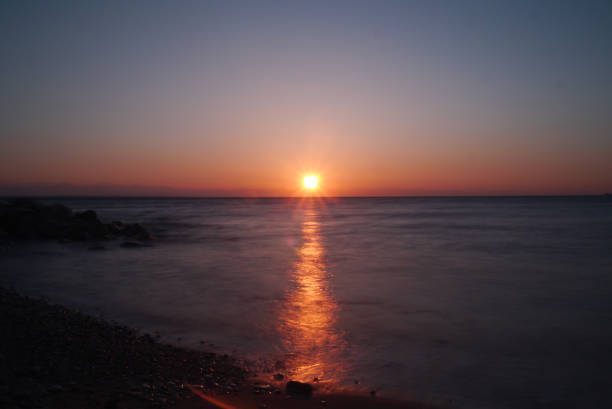istock Scenic view on the sea during the sunrise 1432778187