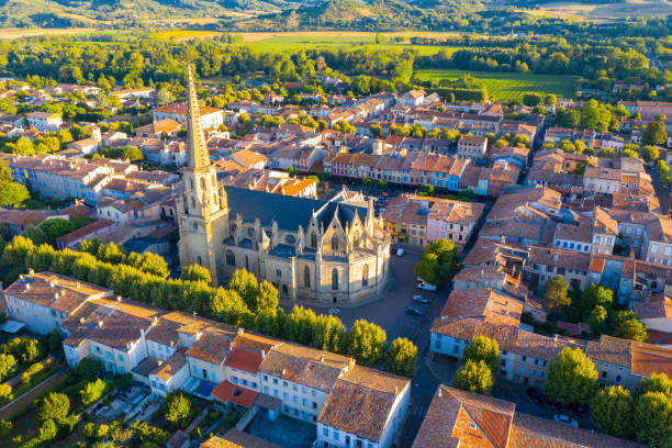 istock General view of Mirepoix looking out over cathedral 1432786140