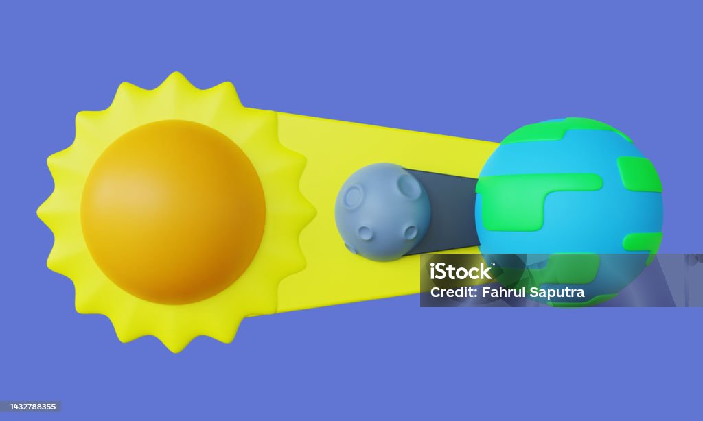 3d Solar Eclipse Infographic Illustration Highly Rendered Stylized 3d Solar Eclipse Infographic Illustration Highly Rendered Stylized