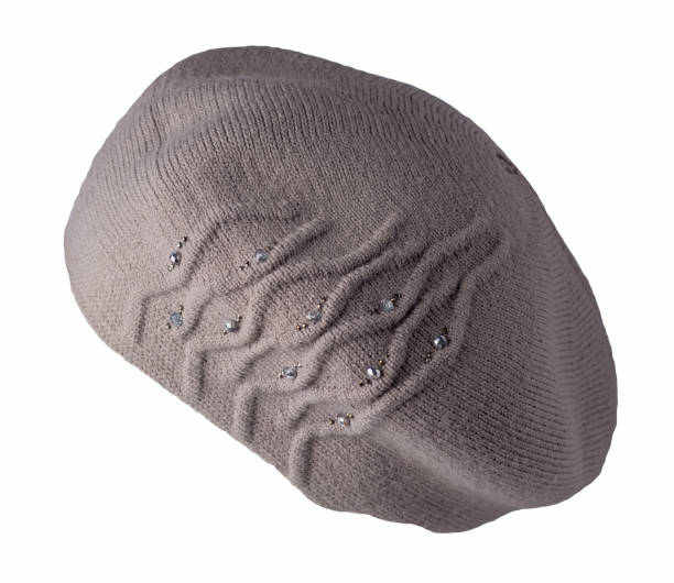 istock female  beret isolated on white background. autumn accessory 1432789952