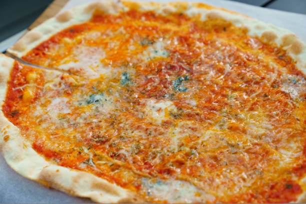 istock Roman pizza with cheese and tomato paste 1432792072
