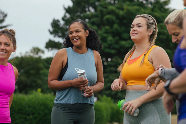 istock Fitness Group with Friends 1432793477