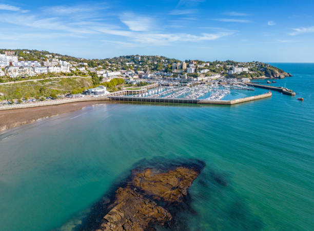 istock Aerial view of Torquay Harbour 1432799761