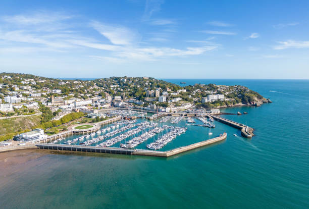 istock Aerial view of Torquay Harbour 1432799843
