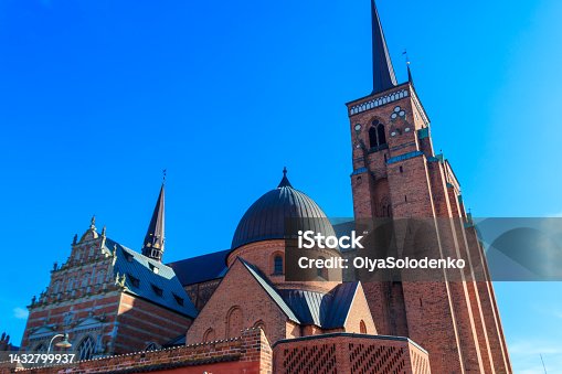 istock Roskilde Cathedral in Denmark. UNESCO World Heritage Site 1432799937
