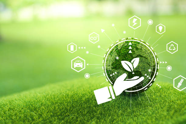 istock Reduce CO2 emission concept. Developing sustainable CO2 concepts and renewable energy businesses An environmentally friendly approach using renewable energy and can limit climate change climate, global warming. 1432801099