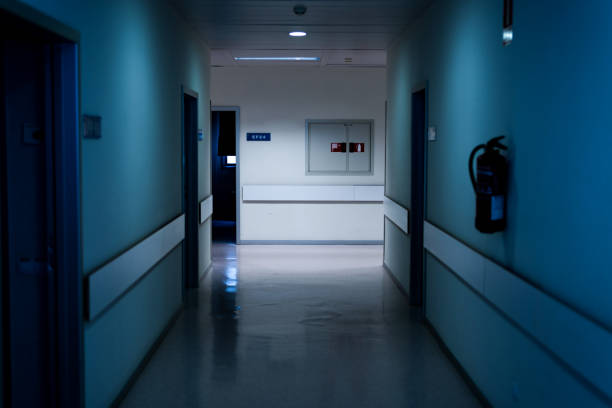 dark Hall in a hospital