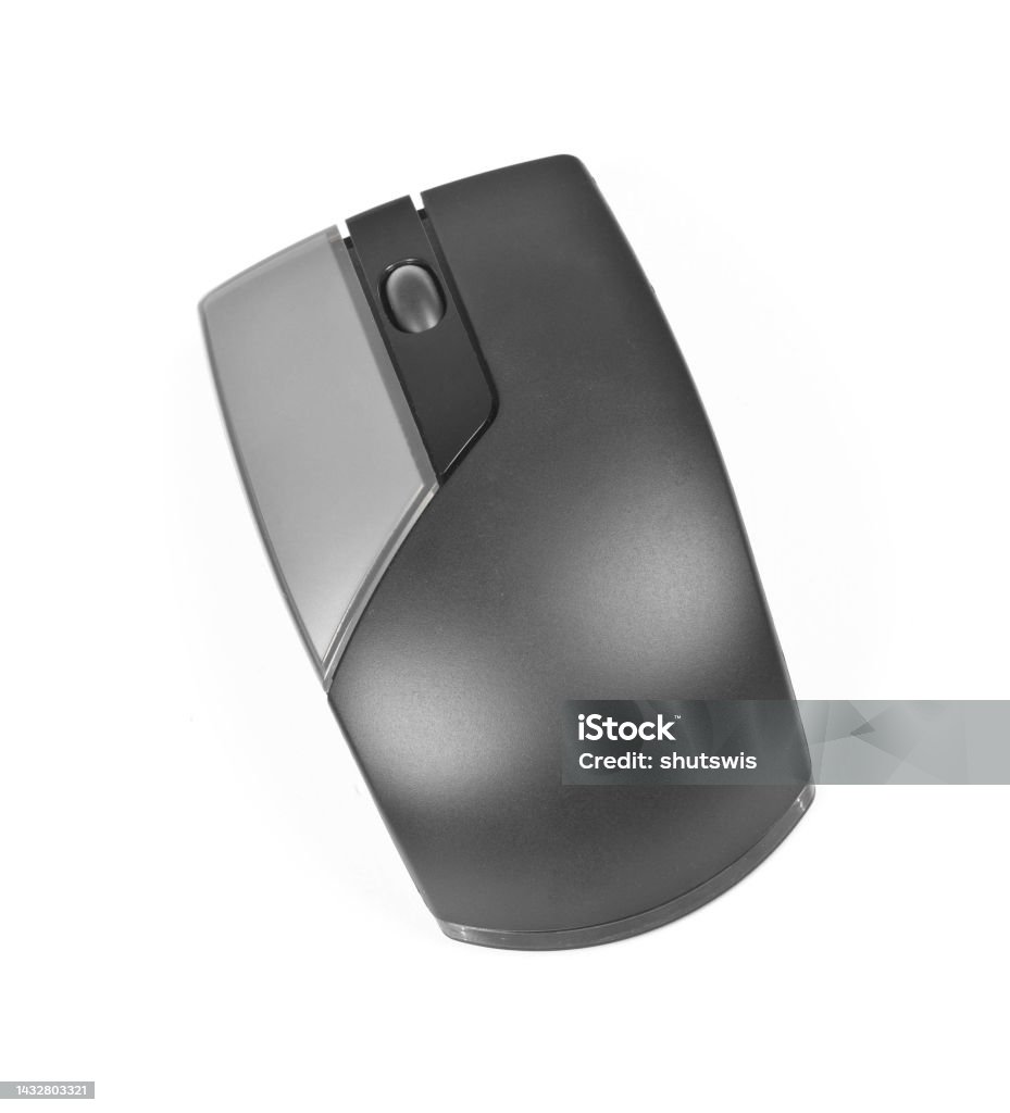 Mouse Inamge Computer Mouse Isolated Stock Photo - Download Image Now - Black And ...