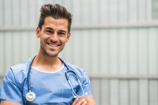 istock Doctor with crossed arms posing 1432809096