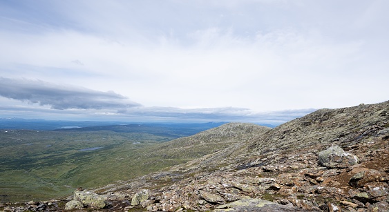 A beautiful shot of the Swedish mountains of Are in Copperhill in summer
