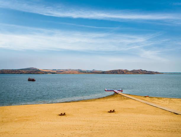 istock Beach beside the reservoir 1432813394