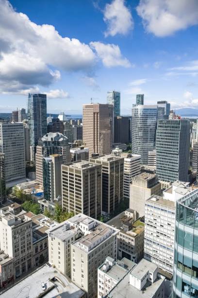 istock Vancouver, city in Canada, aerial view 1432814077